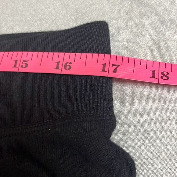 n:philanthropy Womens Large Distressed Jogger Sweatpants Black Pockets NWT - Picture 9 of 10